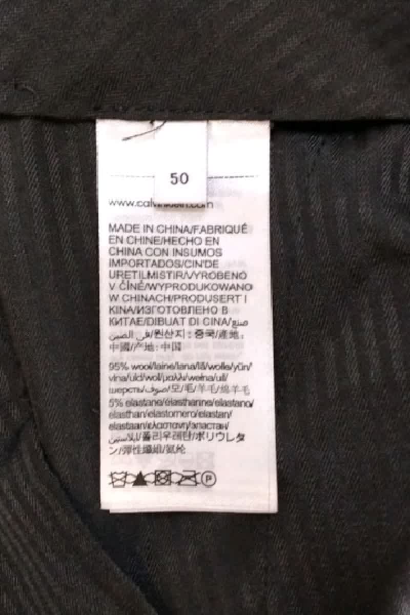 Pantalon slim Calvin Klein  Noir