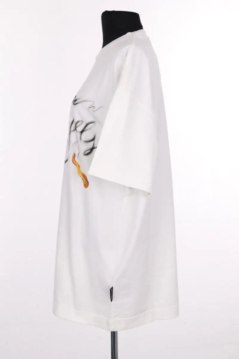 T-shirt Palm Angels Ecru en Coton