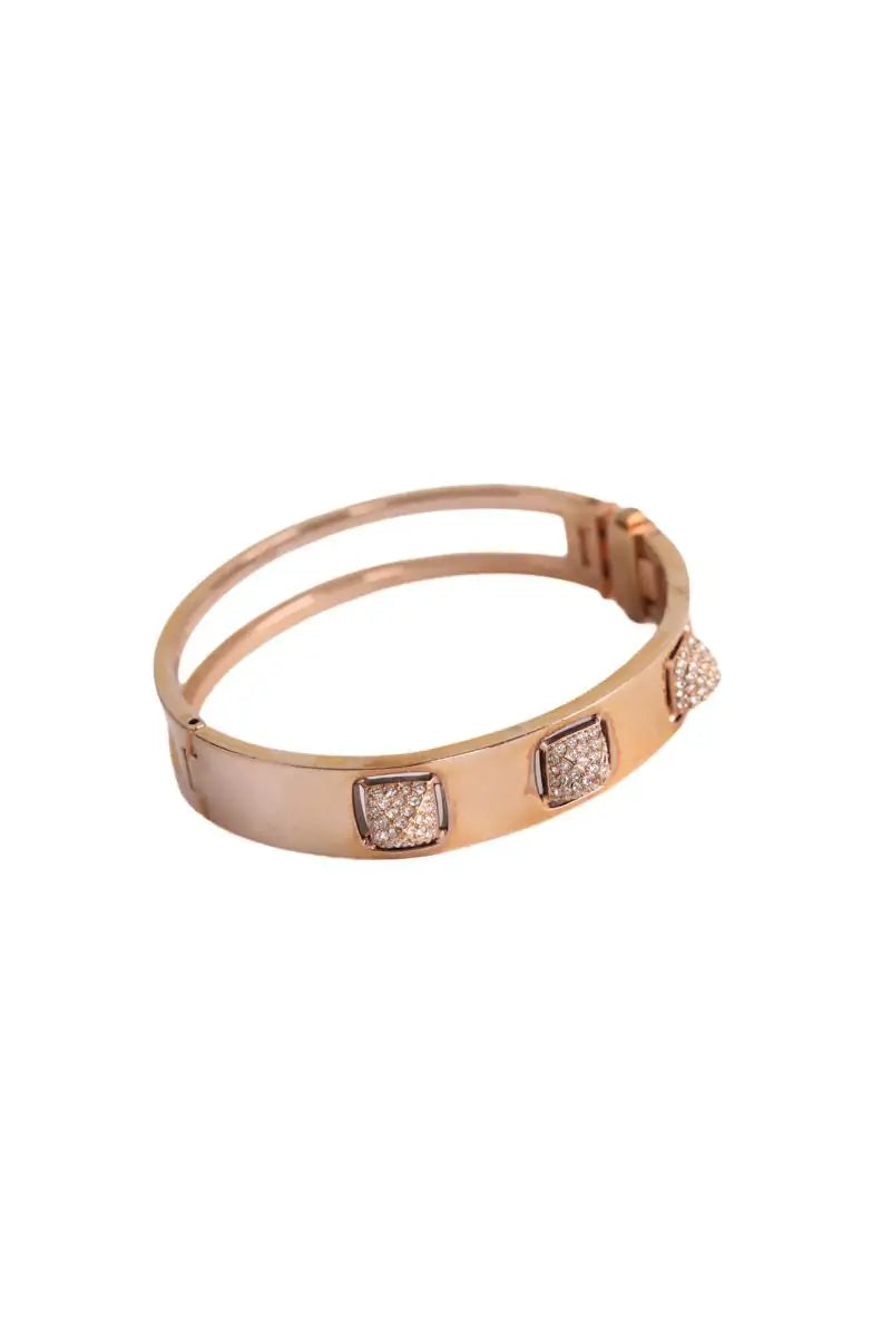 Duo de bracelets Swarovski Rose en Métal