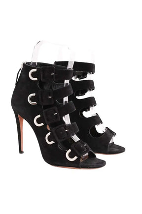 Talons Aquazzura Noir en Daim