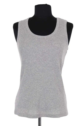 Top sans manche Liu Jo Gris en Coton, taille XS - Seconde Main