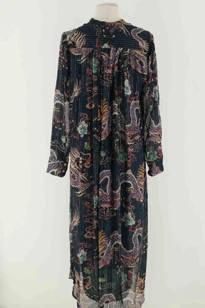 Robe Isabel Marant Bleu en Soie