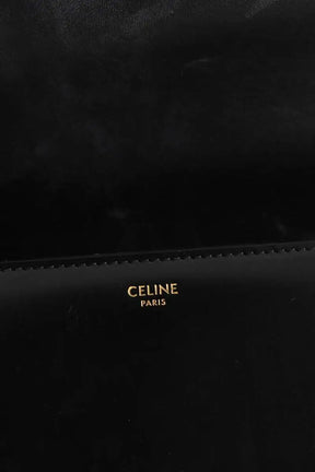 Sac à bandoulière Celine Triomphe Noir en Cuir