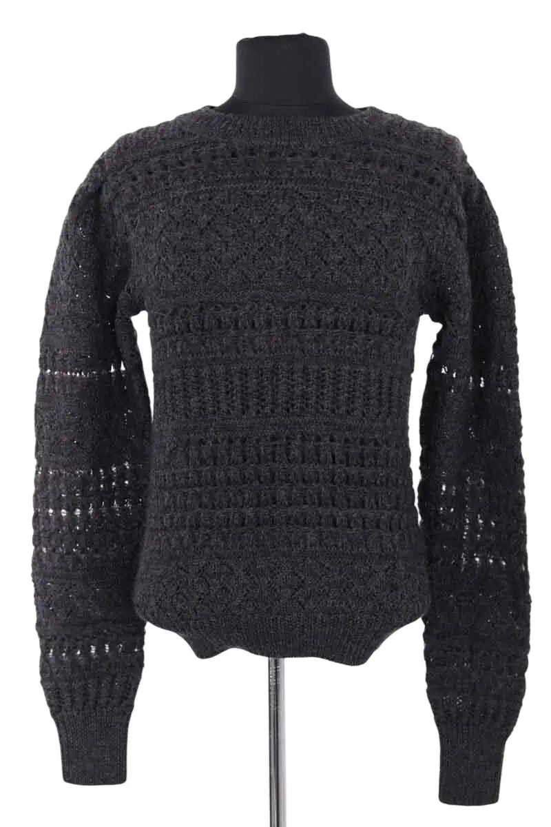 Pull Isabel Marant Étoile Anthracite en Laine, taille XS - Seconde Main