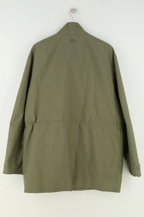 Manteau imperméable Lacoste Kaki en Synthétique