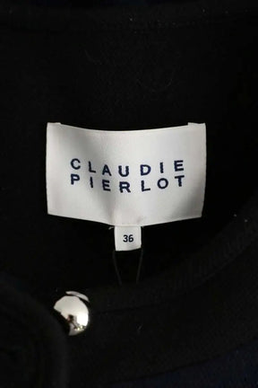 Gilet Claudie Pierlot Verlaine Bleu en Laine