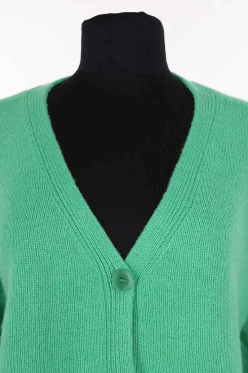 Cardigan Eric Bompard Vert en Cachemire