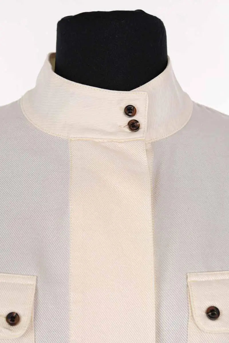 Chemise Soeur Beige en Laine