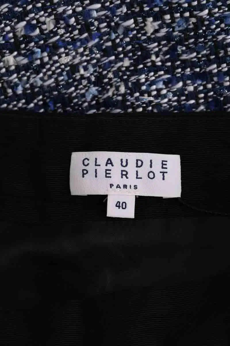 Jupe Claudie Pierlot Bleu en Tweed