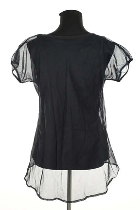 Top See By Chloé Noir en Coton