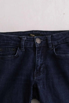 Jean slim Maje Bleu en Denim - Jeans