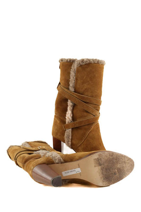 Boots fourées Vanessa Bruno  Marron