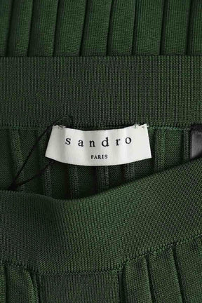 Mi-longueur Sandro  Vert