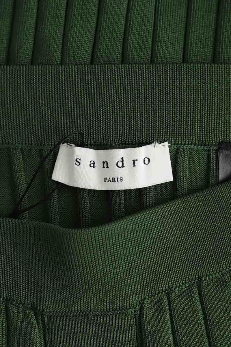 Mi-longueur Sandro  Vert