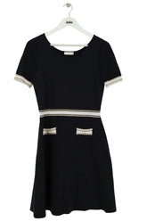 Robe Sandro Marine en Synthétique, taille L - Seconde Main