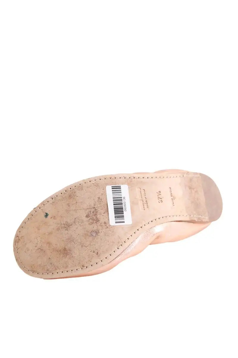 Ballerines Miu Miu Rose en Cuir