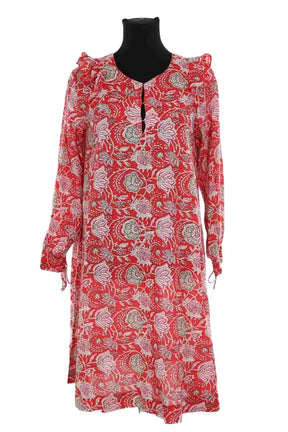Mi-longueur Antik Batik  Rouge