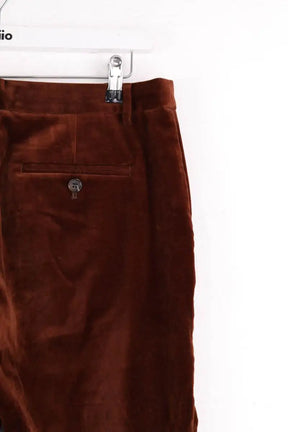 Pantalon droit Soeur Marron en Velours