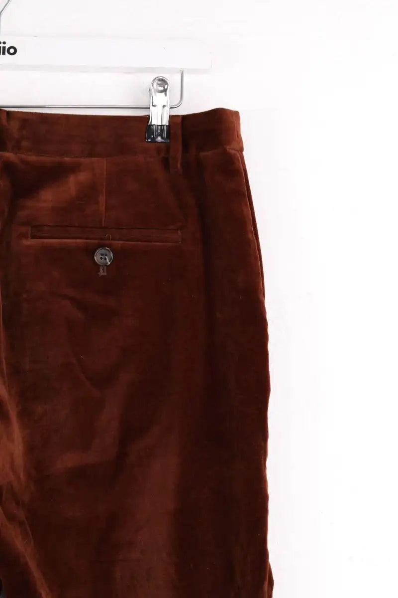 Pantalon droit Soeur Marron en Velours