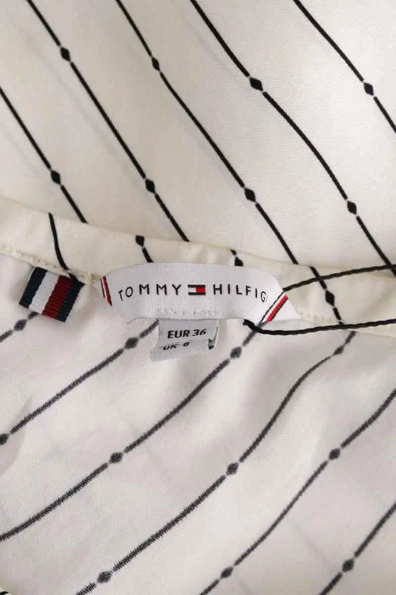 Jupe Tommy Hilfiger Ecru en Synthétique