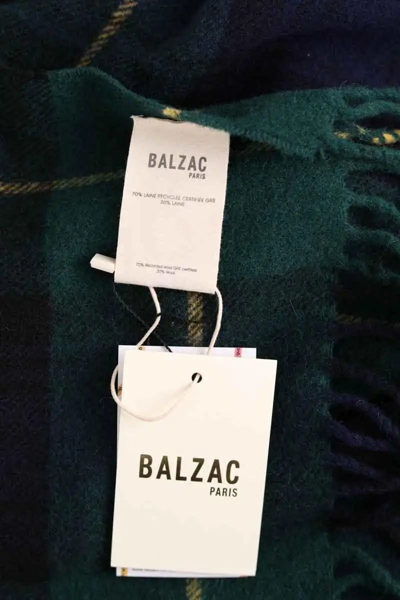 Écharpe Balzac Vert en Laine