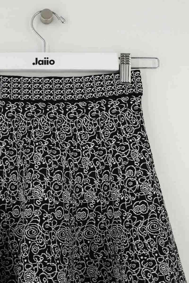 Jupe Alaïa Noir en Viscose
