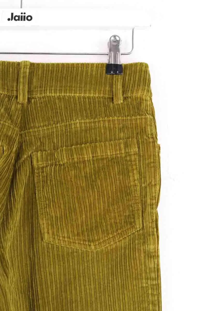 Pantalon droit Sézane Kaki en Coton