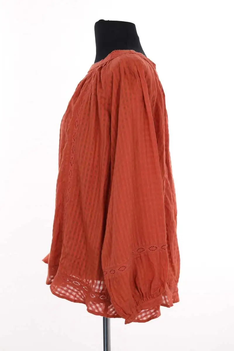 Blouse Soeur Orange en Coton