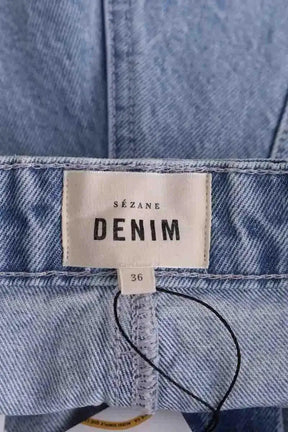 Mini short Sézane Bleu en Coton