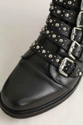 Boots à boucles Maje  Noir