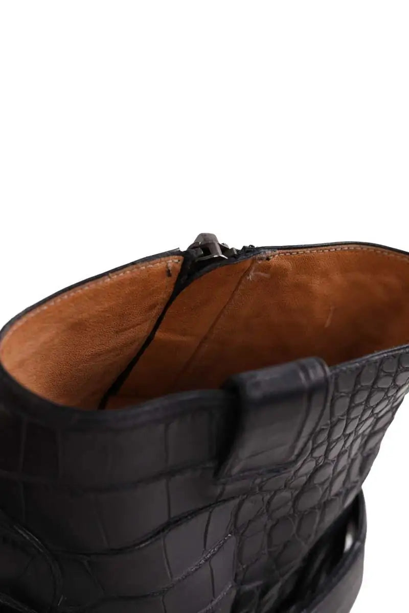 Boots Louis Vuitton Noir en Cuir