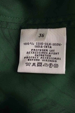 Blouse Hermès Vert en Soie