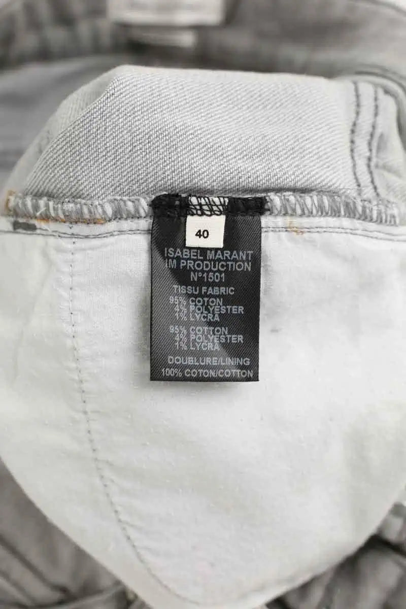Jean droit Isabel Marant Étoile  Gris