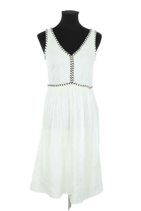 Mi-longueur Other Brand  Blanc