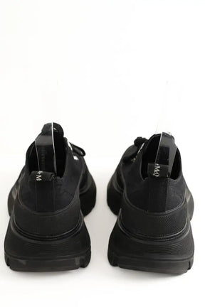 Baskets Alexander McQueen Noir en Tissu