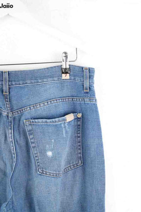 Slim 7 For All Mankind  Bleu