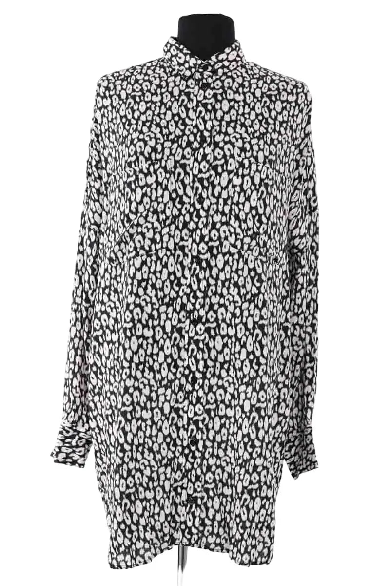 Robe Iro Noir en Synthétique, taille S - Seconde Main