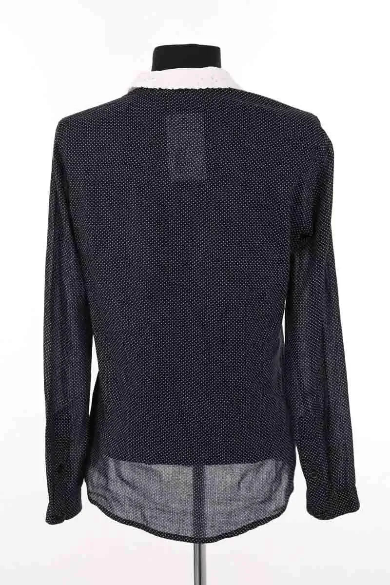 Blouse The Kooples Noir en Coton