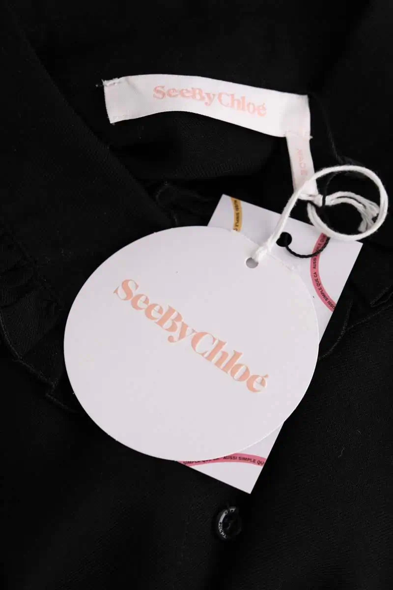 Chemise See By Chloé Noir en Viscose