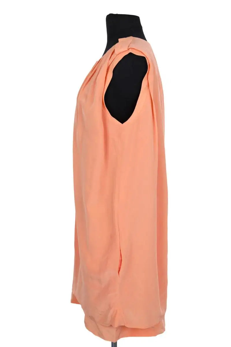 Robe Maje Orange en Soie