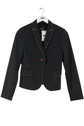 Blazer Marella Noir en Coton, taille S - Seconde Main