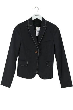 Blazer Marella Noir en Coton, taille S - Seconde Main