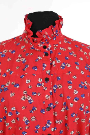 Robe Claudie Pierlot Rouge en Coton
