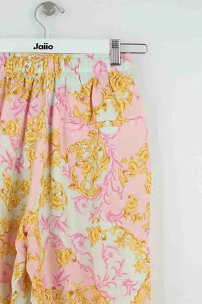 Pantalon droit The Kooples Jaune en Soie