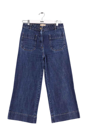 Jean large Sessun Bleu en Coton, taille L - Seconde Main