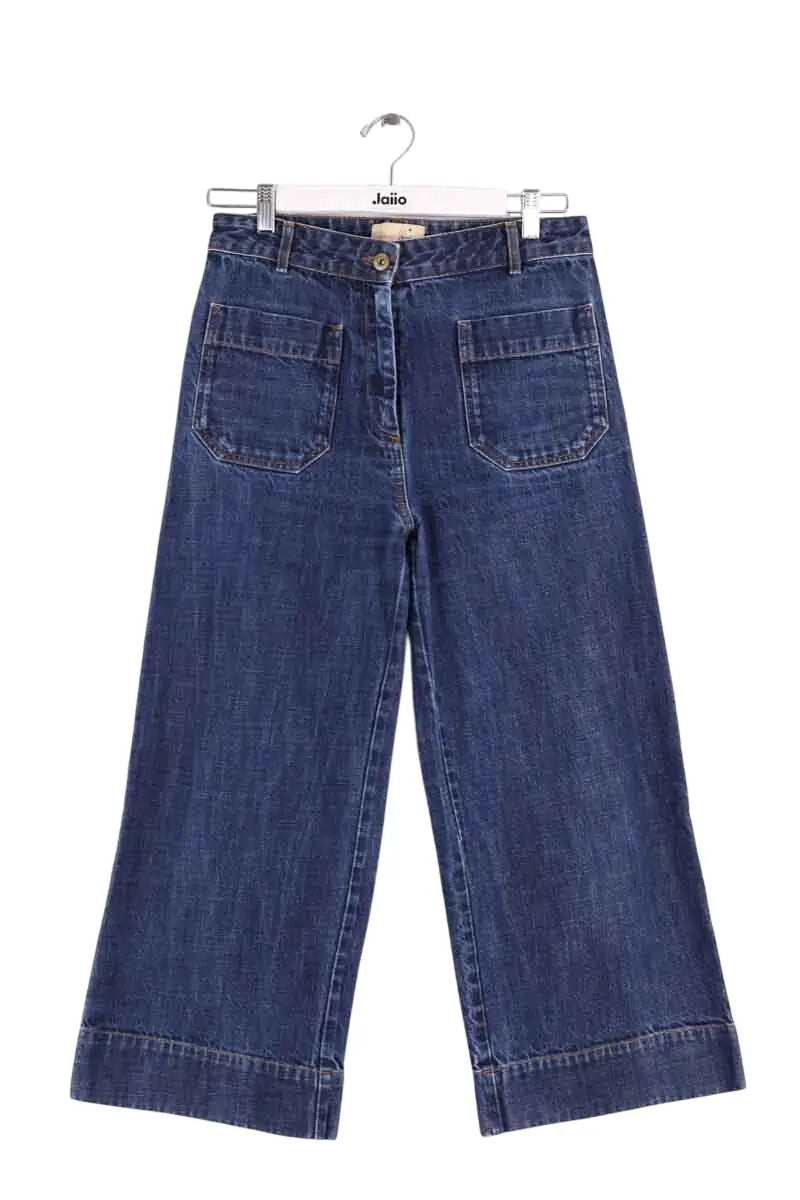 Jean large Sessun Bleu en Coton, taille L - Seconde Main