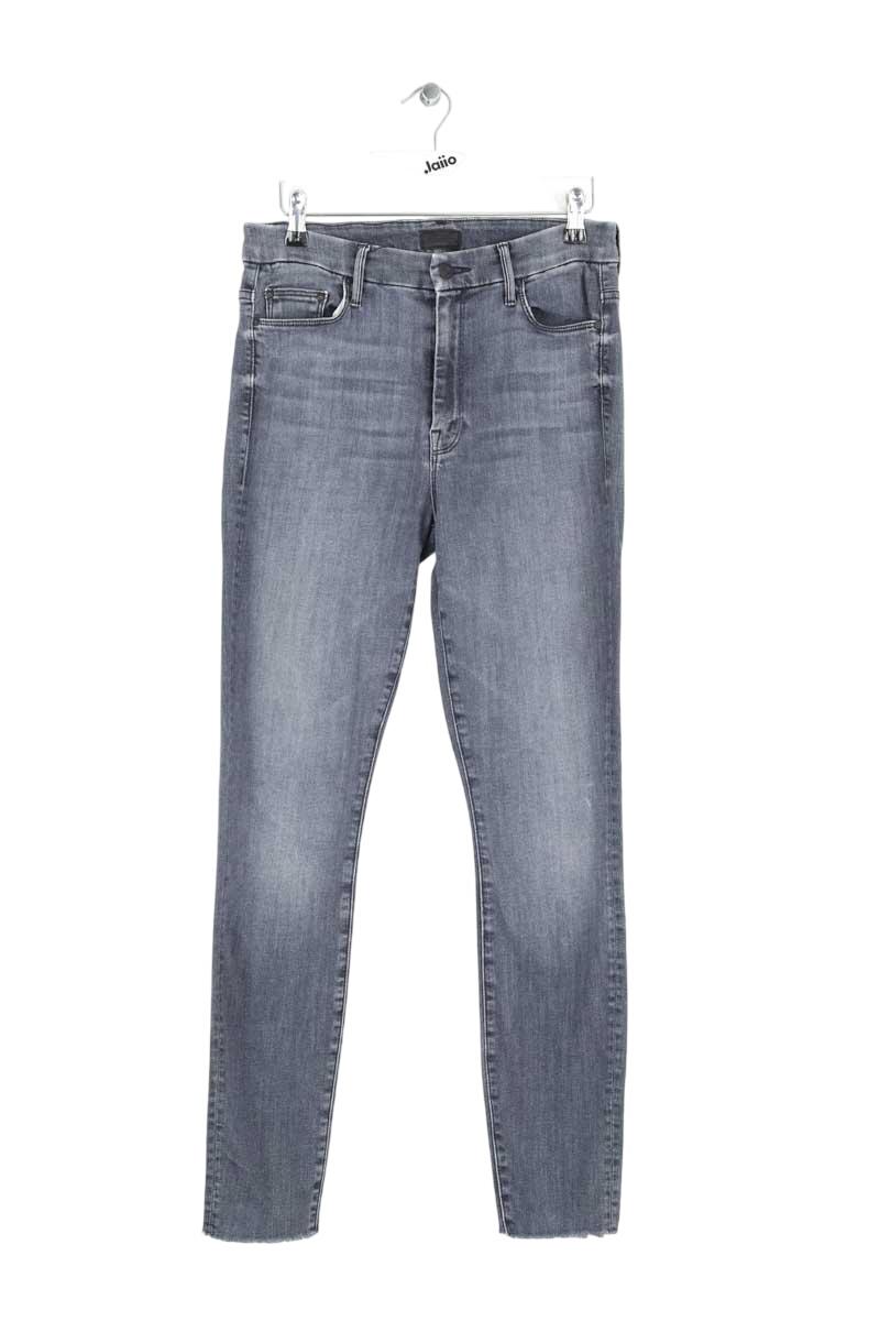 Jean slim Mother  Gris