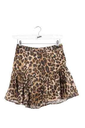 Mini jupe Claudie Pierlot Camel en Coton, taille XS - Seconde Main