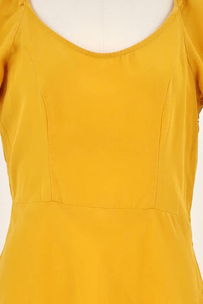 Robe Balzac  Jaune