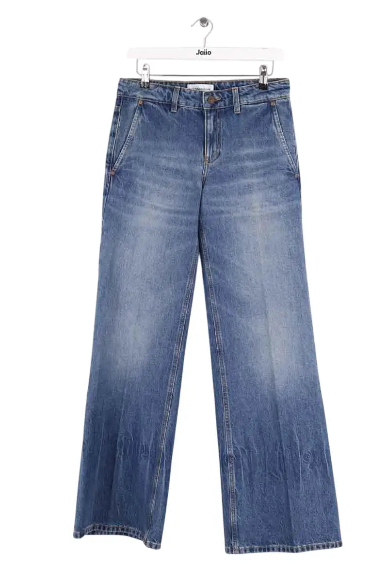 Jean large Victoria Beckham Bleu en Coton, taille S - Seconde Main
